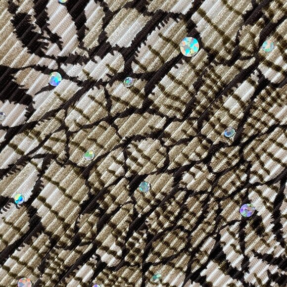 Maggie Barnes Womens Plus 3X Crinkled Cardigan Attached Tank Top 3/4 Sleeve - Picture 3 of 12